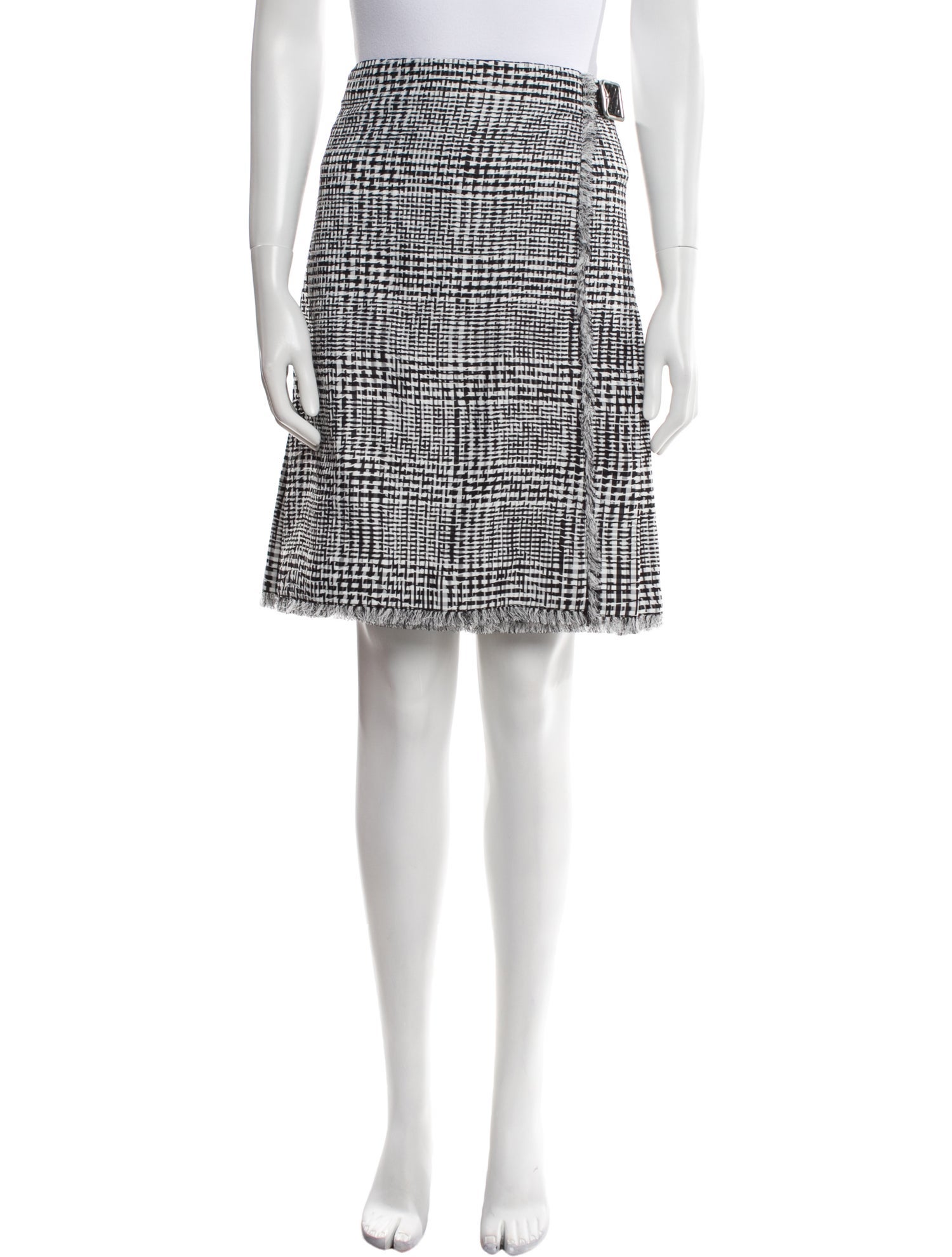 Burberry Plaid Print Knee-Length Skirt w/ Tags