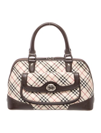 Burberry Nova Check Top Handle Bag