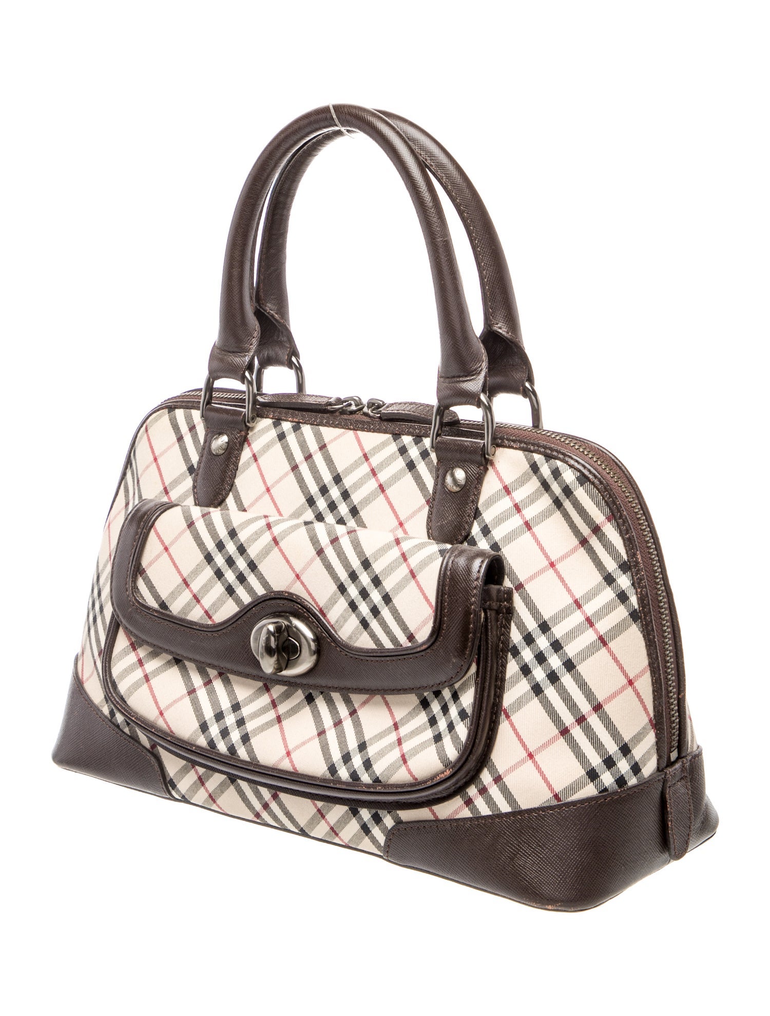 Burberry Nova Check Top Handle Bag