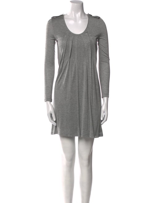Burberry Scoop Neck Mini Dress