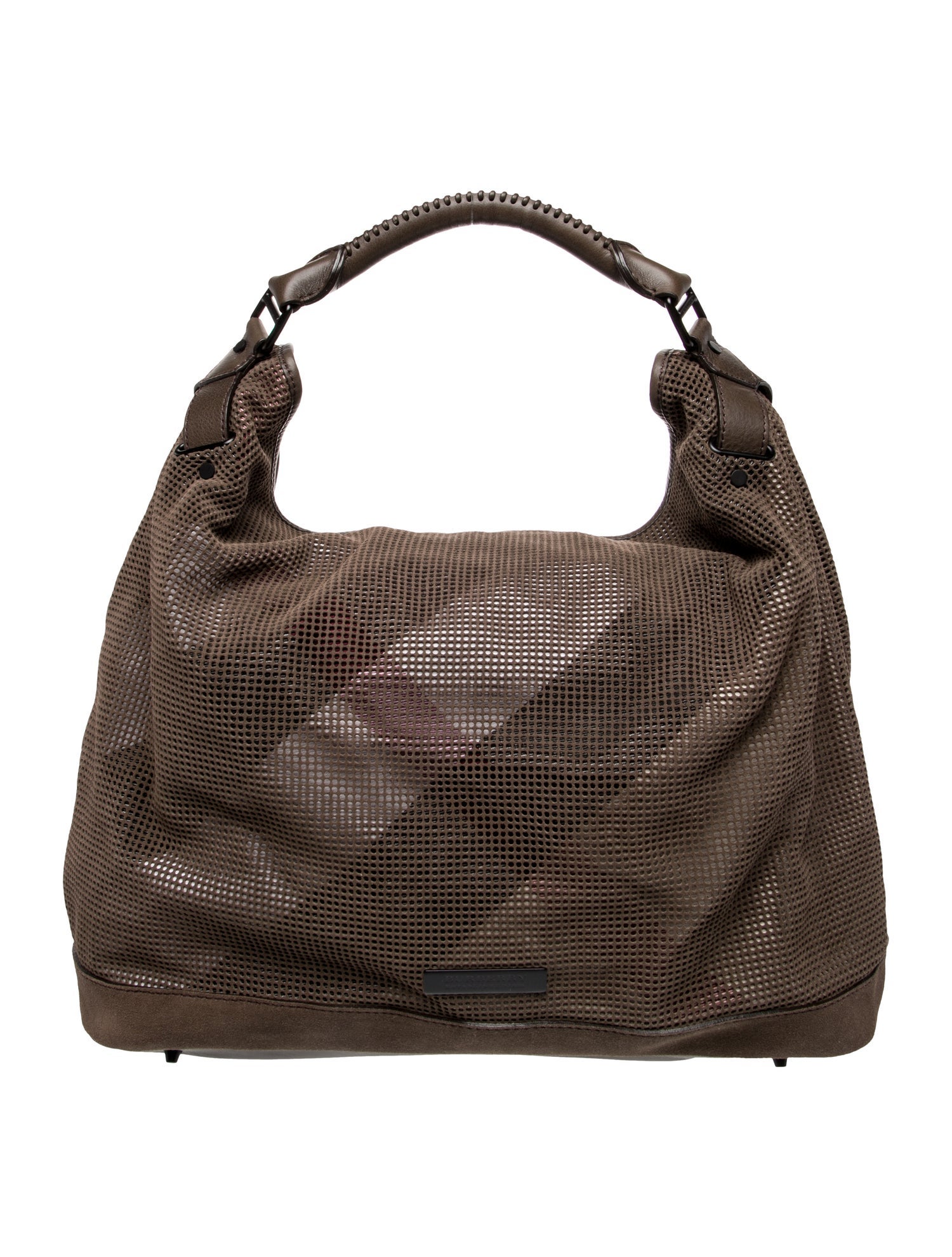 Burberry Nova Check Travel Hobo