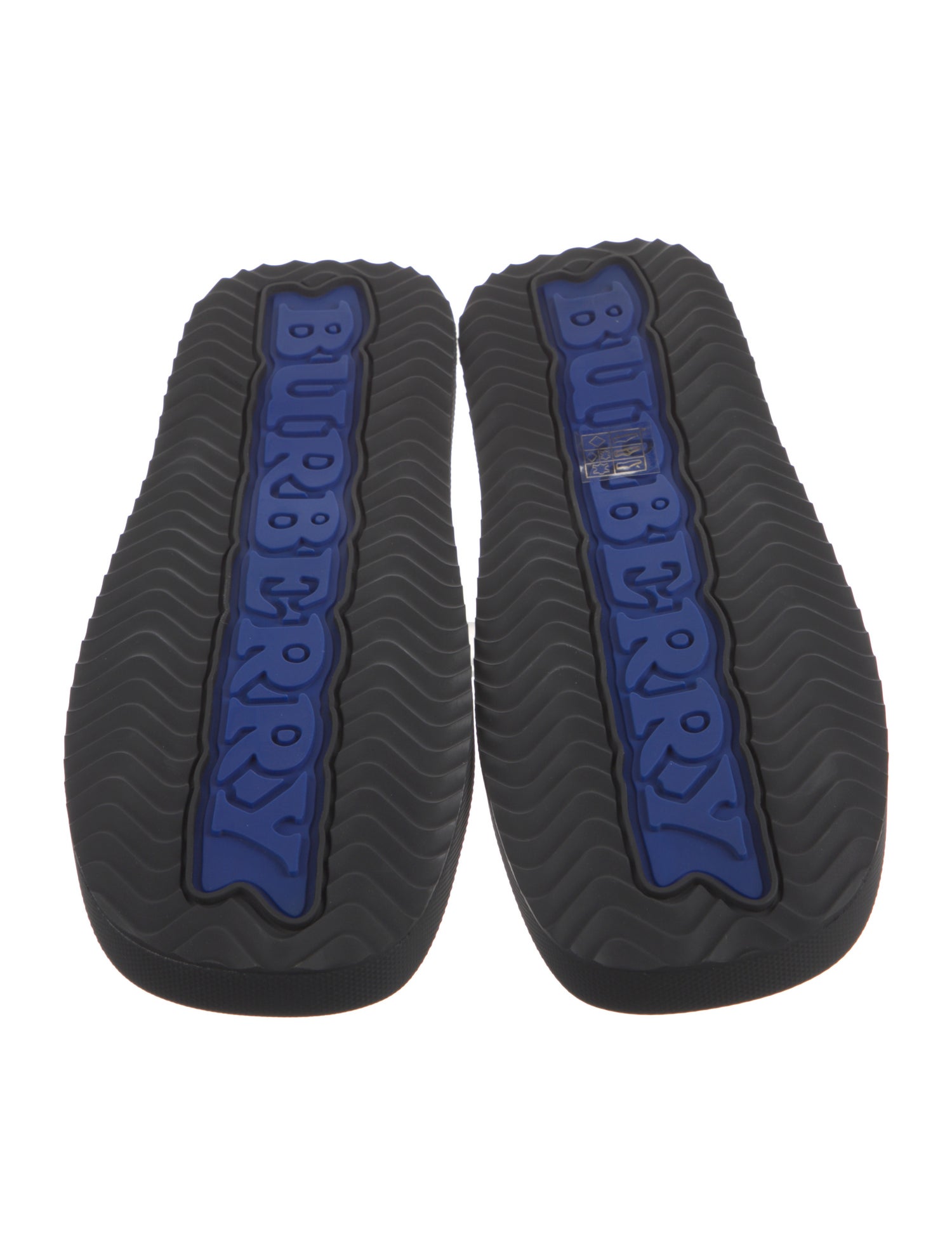 Burberry Leather Slides w/ Tags