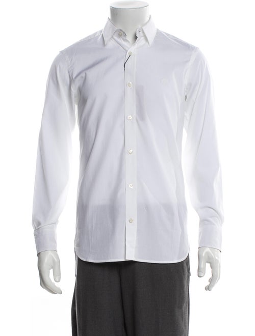 Burberry TB Monogram Long Sleeve Dress Shirt