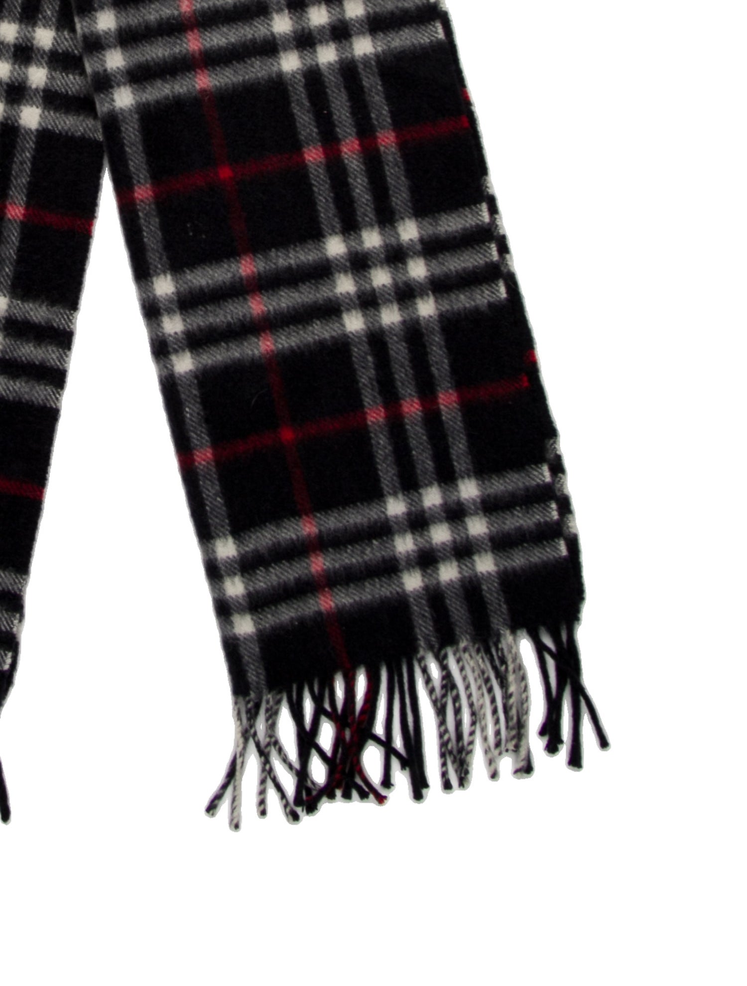 Burberry Cashmere House Check Pattern Scarf