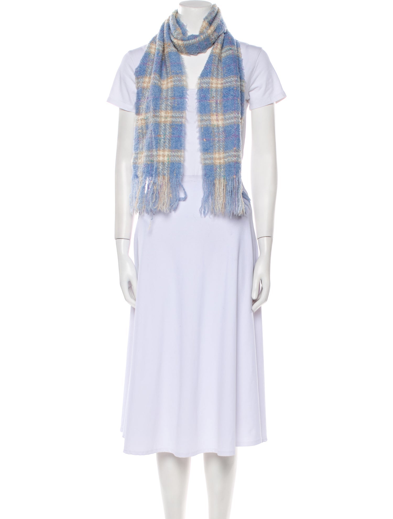 Burberry Merino Wool Striped Scarf