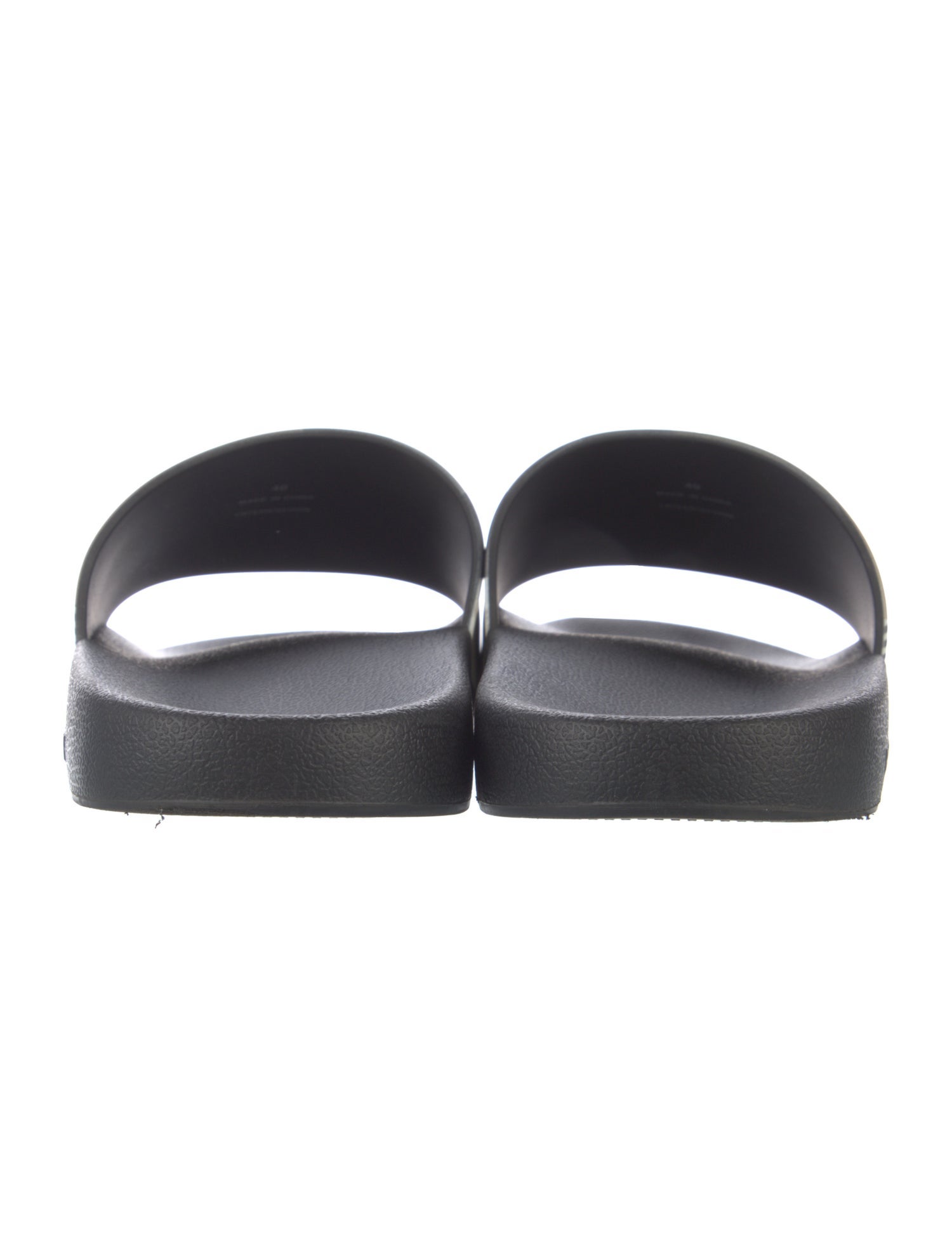 Burberry Rubber Plaid Print Slides