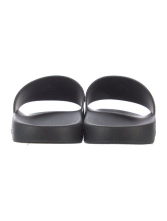 Burberry Rubber Plaid Print Slides