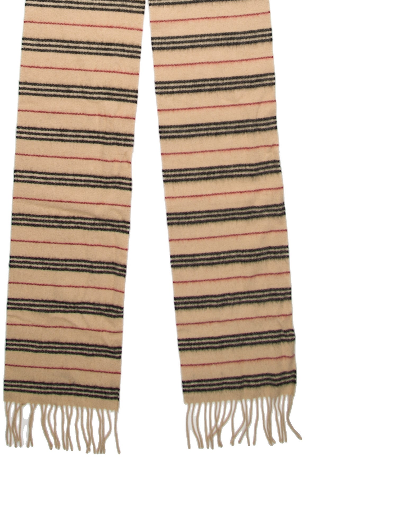 Burberry Cashmere Striped Scarf