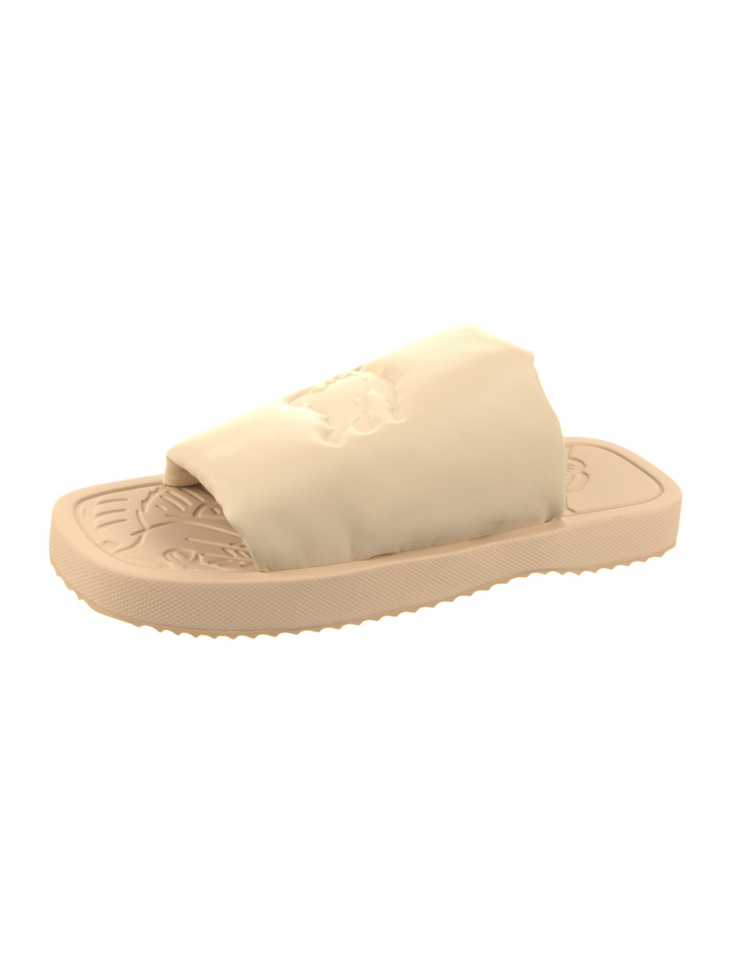 Burberry Leather Slides w/ Tags