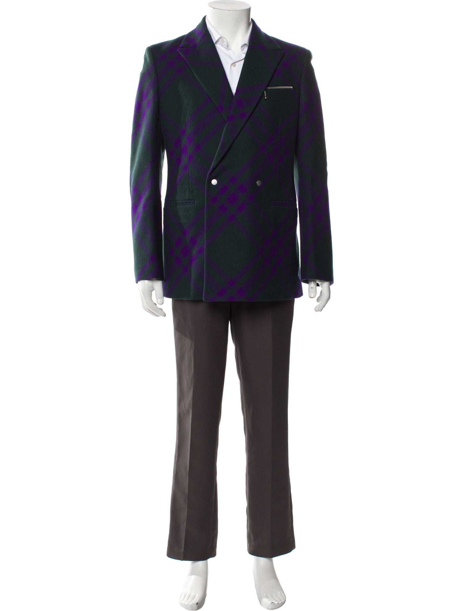 Burberry Virgin Wool Striped Blazer w/ Tags