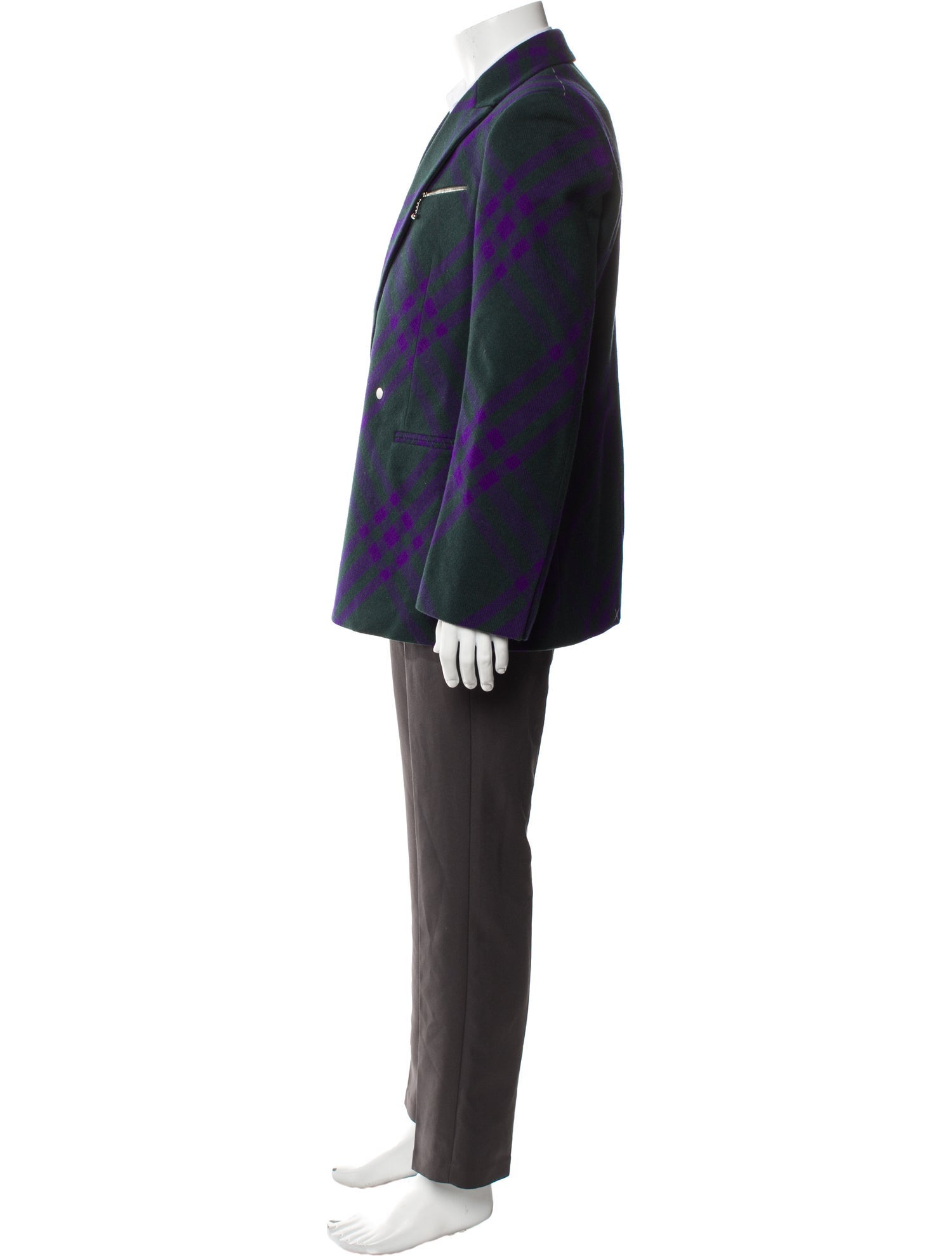 Burberry Virgin Wool Striped Blazer w/ Tags