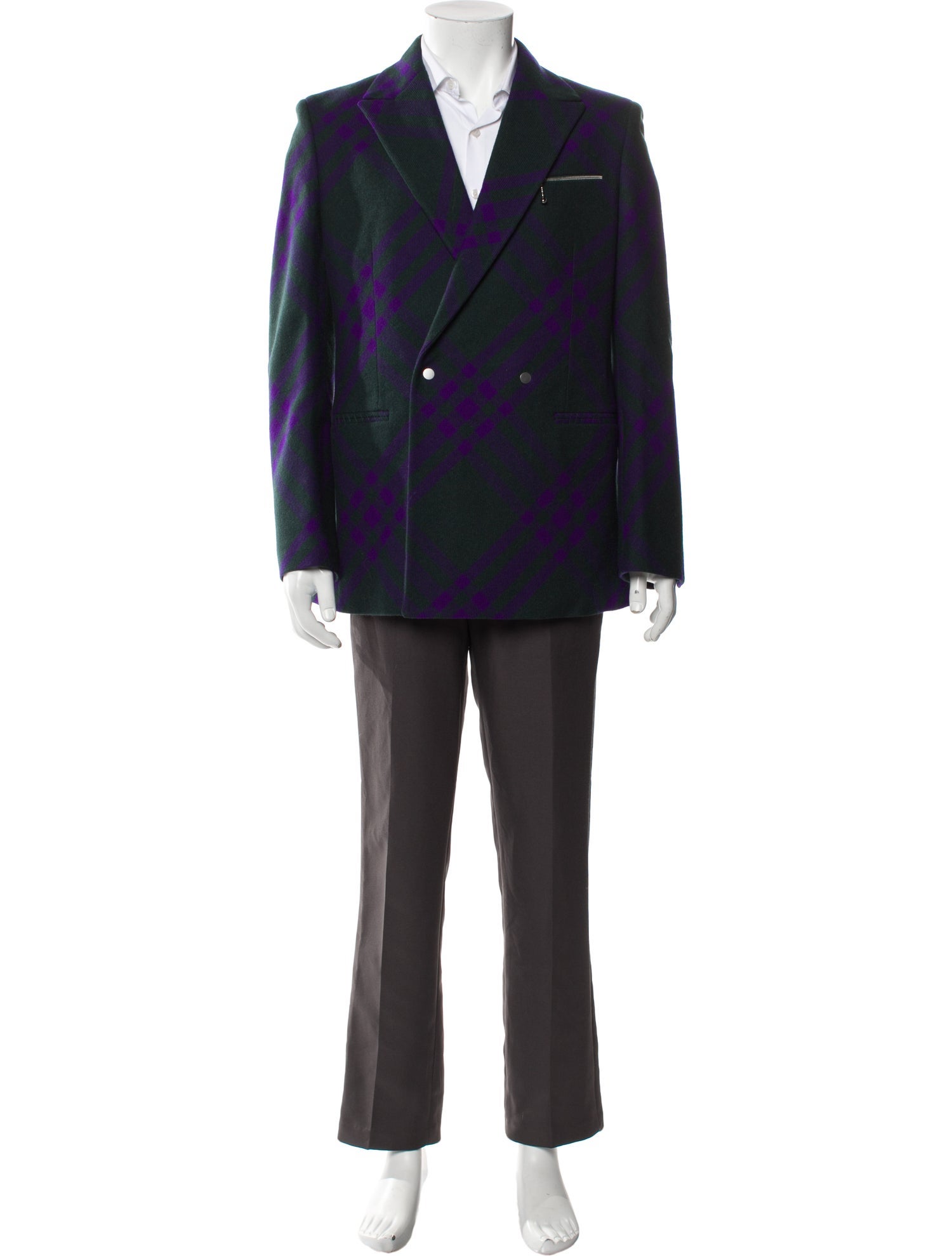 Burberry Virgin Wool Striped Blazer w/ Tags