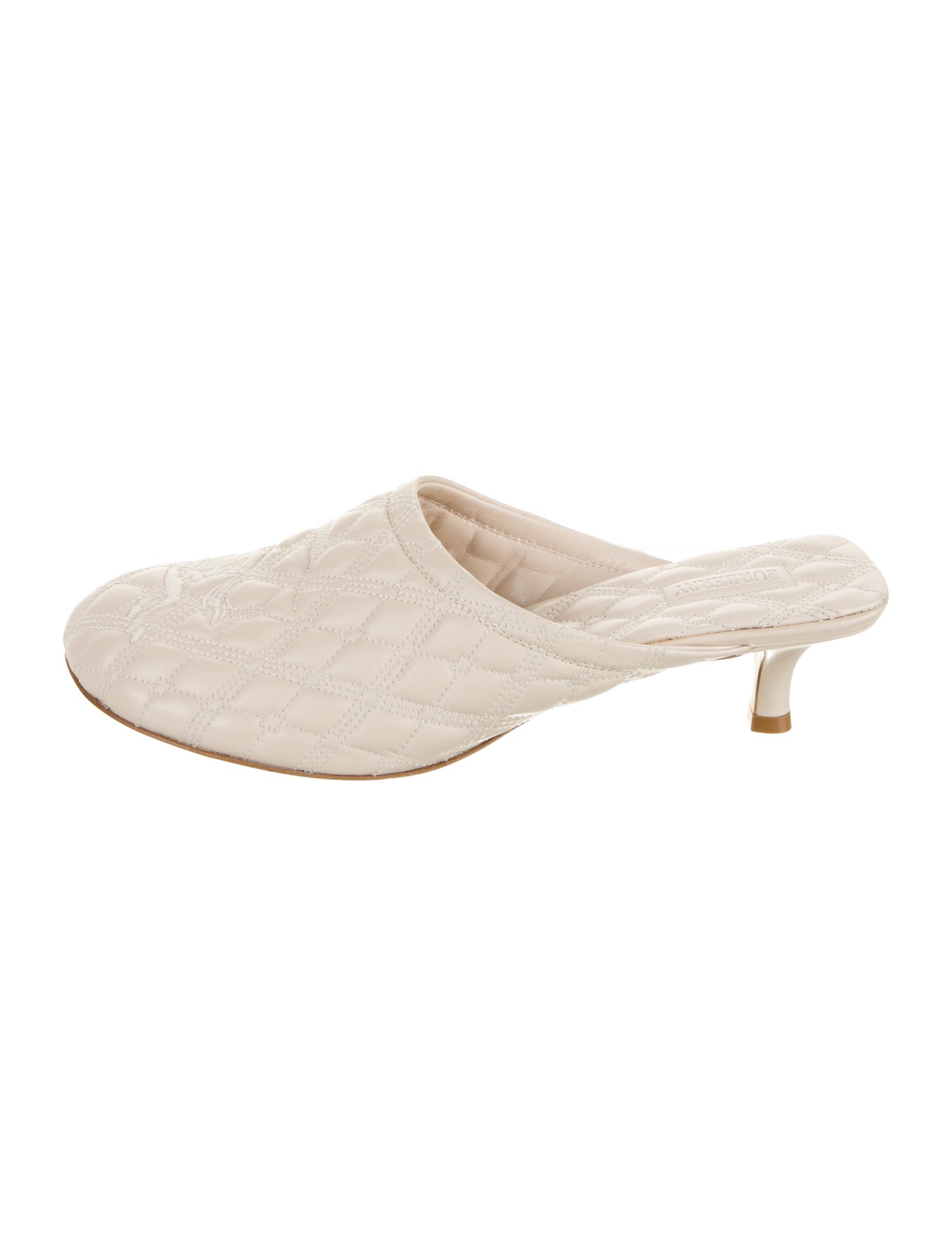 Burberry Leather Mules