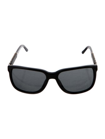 Burberry Nova Check Pattern Square Sunglasses