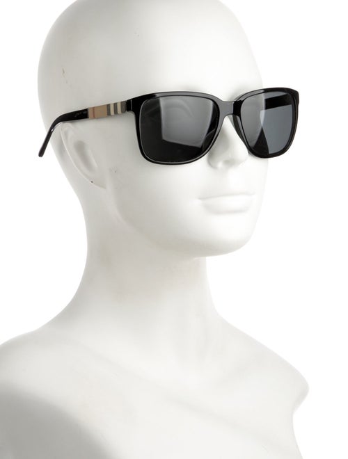 Burberry Nova Check Pattern Square Sunglasses