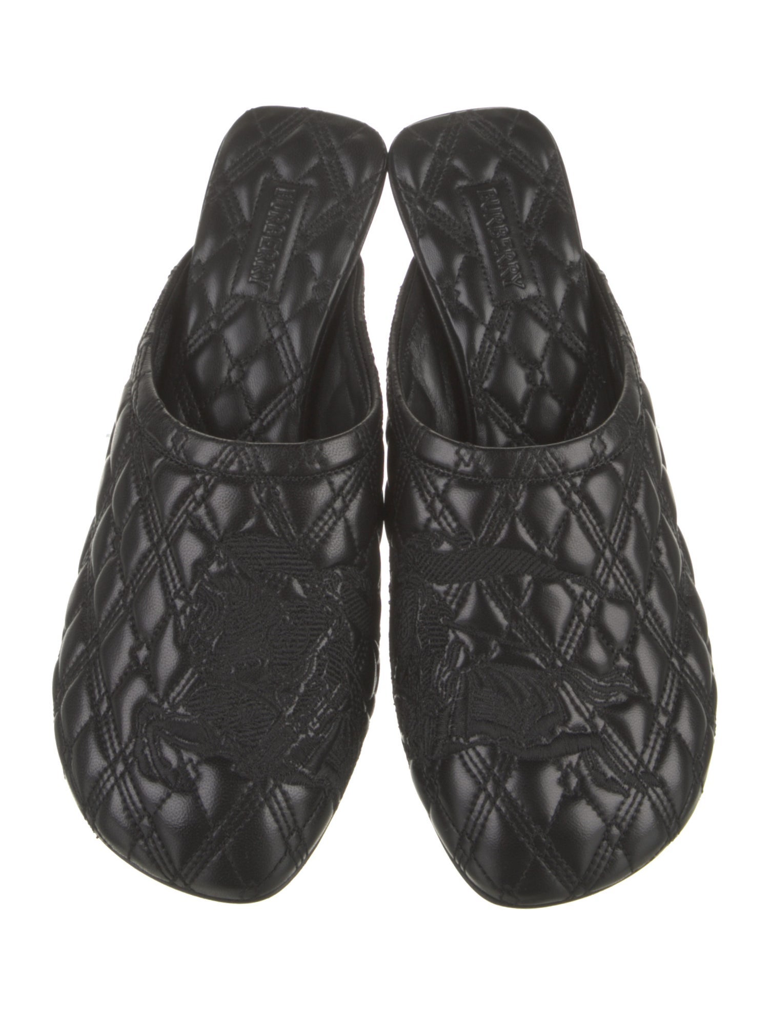 Burberry Leather Mules