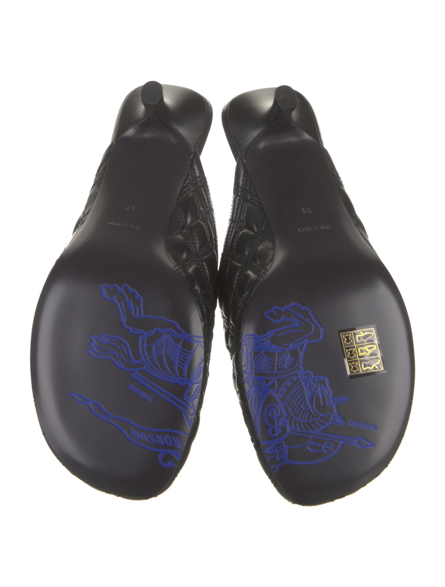 Burberry Leather Mules