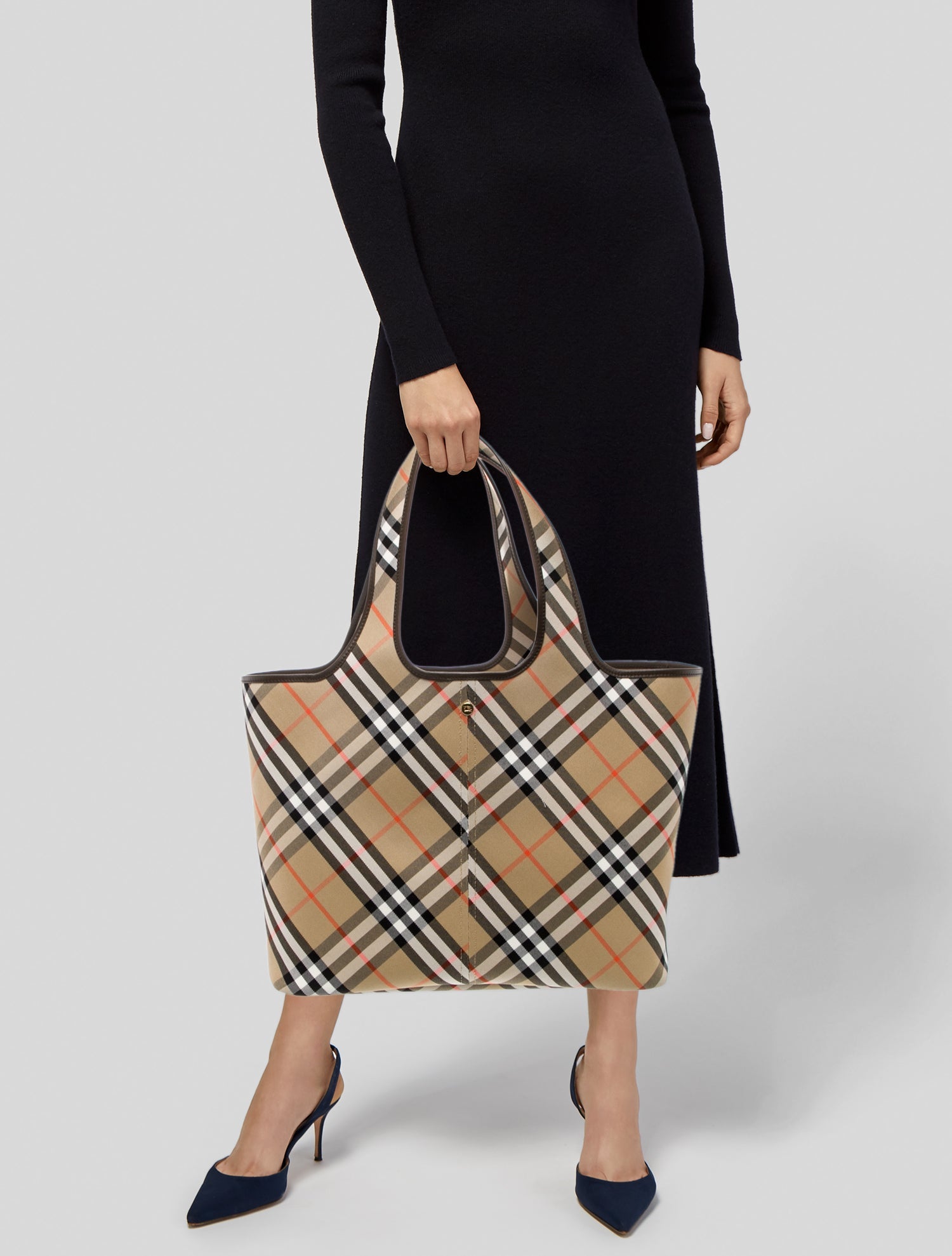 Burberry Nova Check Tote Large