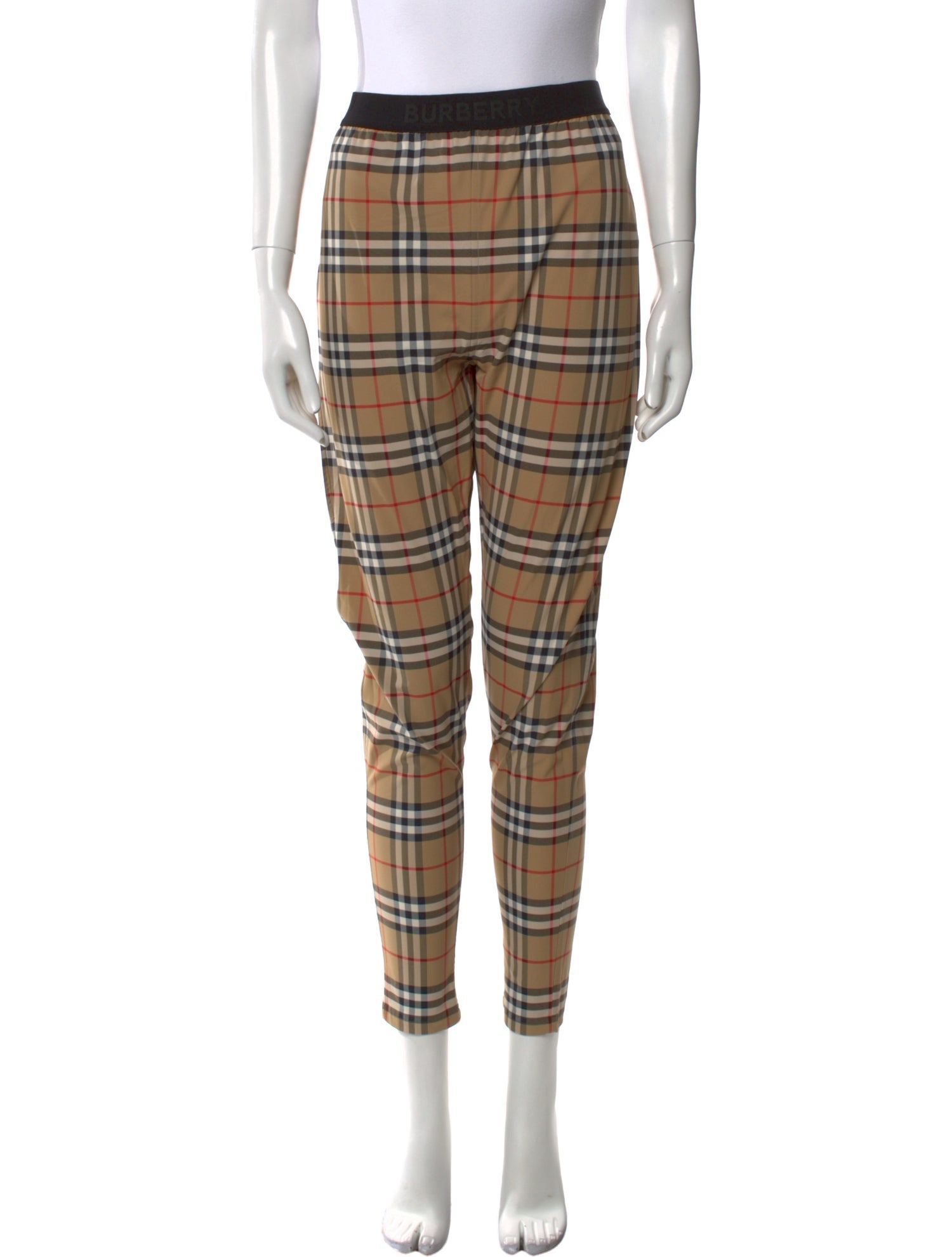Burberry Nylon Skinny Leg Pants
