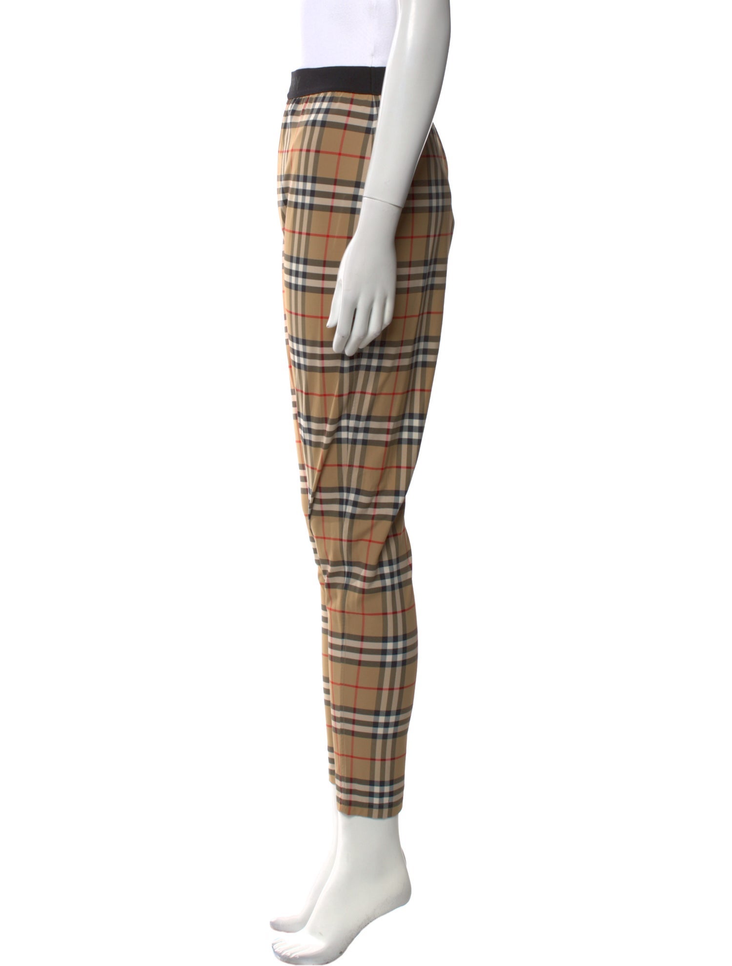 Burberry Nylon Skinny Leg Pants