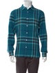Burberry Exploded Check Pattern Long Sleeve Shirt
