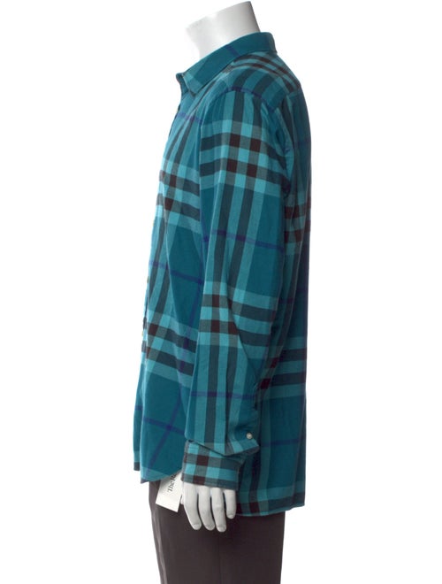 Burberry Exploded Check Pattern Long Sleeve Shirt