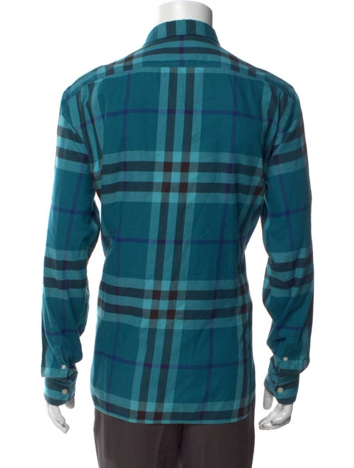 Burberry Exploded Check Pattern Long Sleeve Shirt