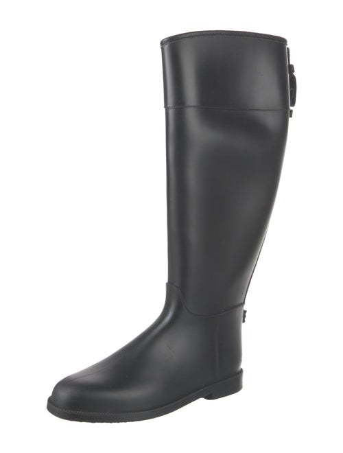 Burberry Nova Check Pattern Rubber Rain Boots