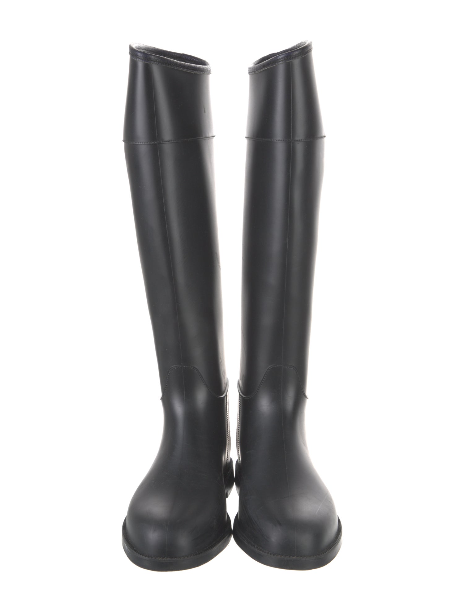 Burberry Nova Check Pattern Rubber Rain Boots