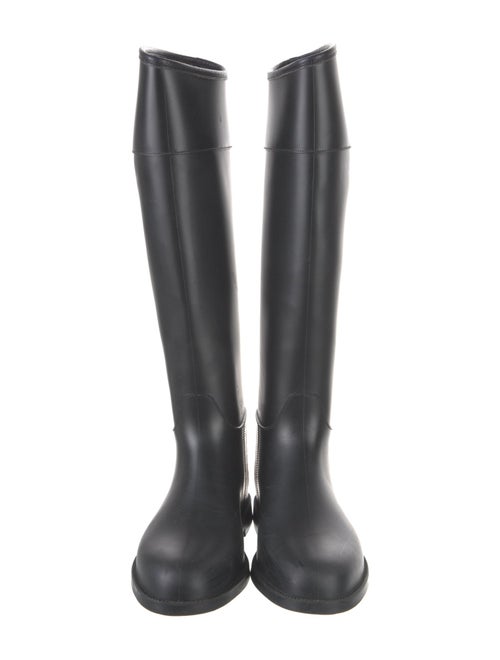 Burberry Nova Check Pattern Rubber Rain Boots