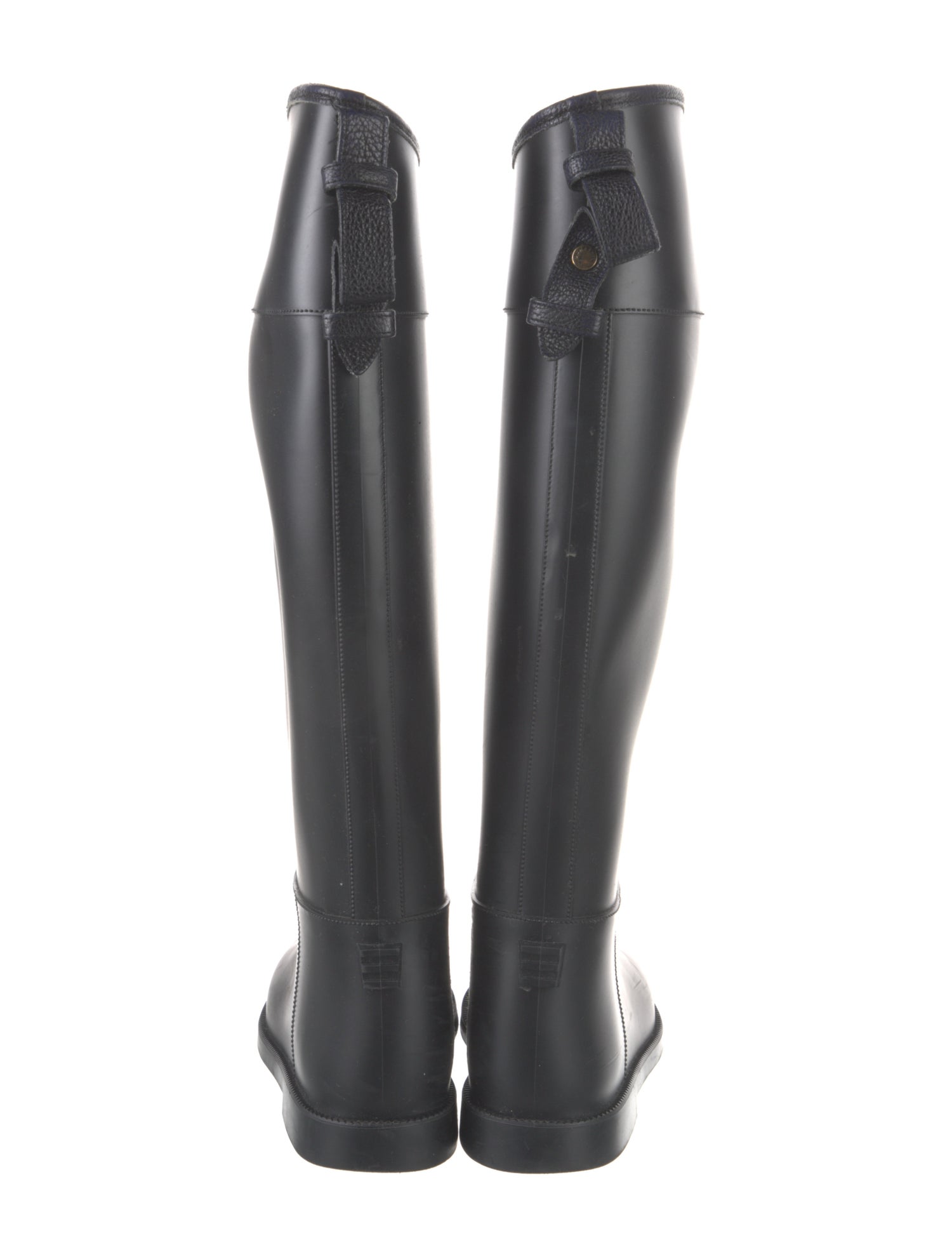 Burberry Nova Check Pattern Rubber Rain Boots