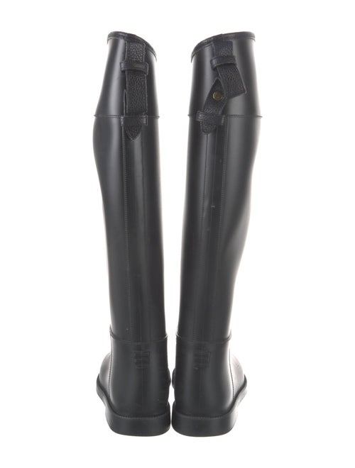 Burberry Nova Check Pattern Rubber Rain Boots