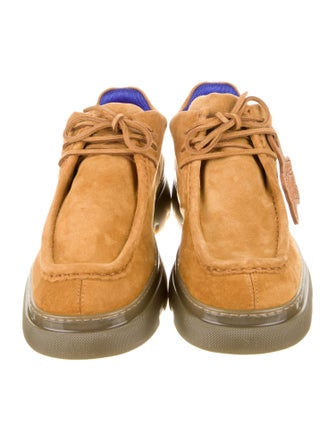 Burberry Suede Lace-Up Boots
