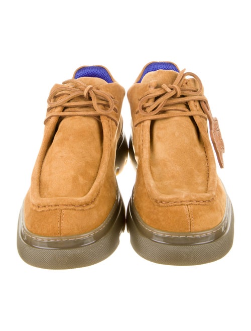 Burberry Suede Lace-Up Boots