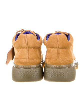 Burberry Suede Lace-Up Boots