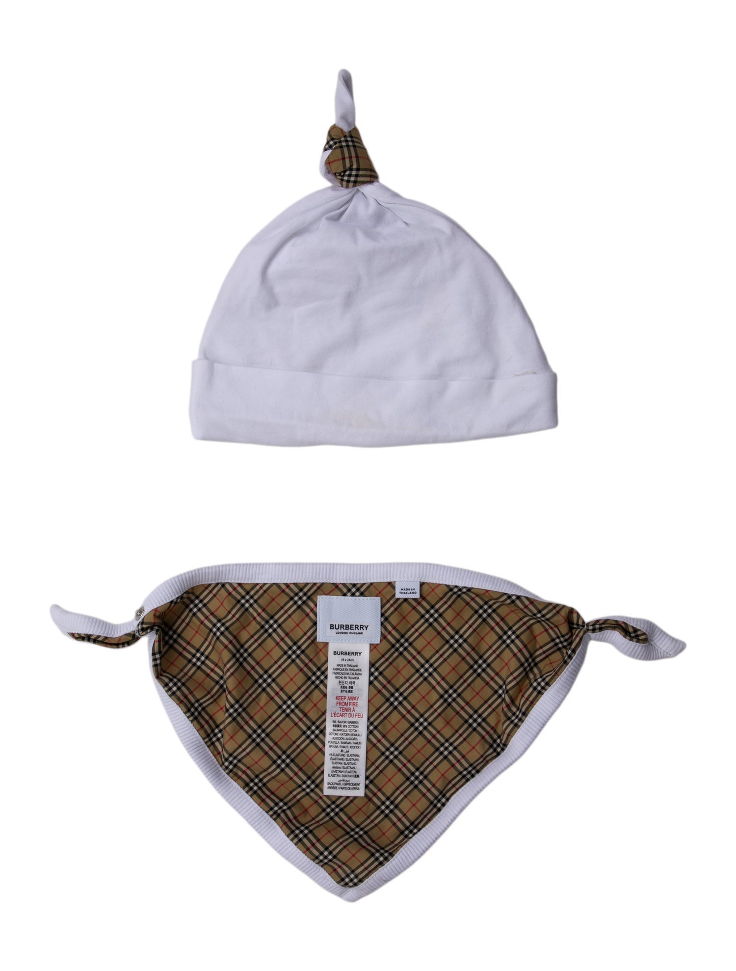 Burberry Hat & Bib
