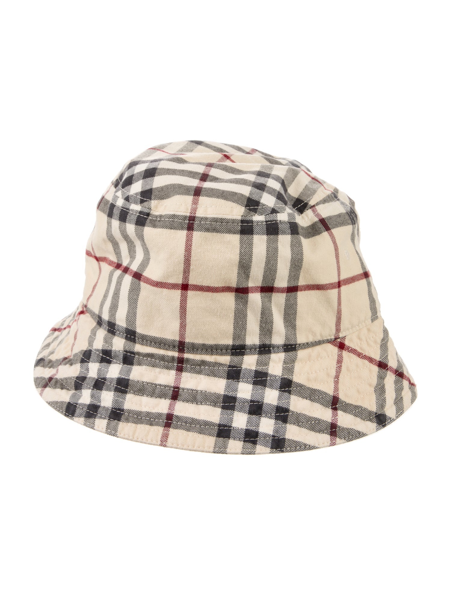 Burberry Check Patterned Bucket Hat