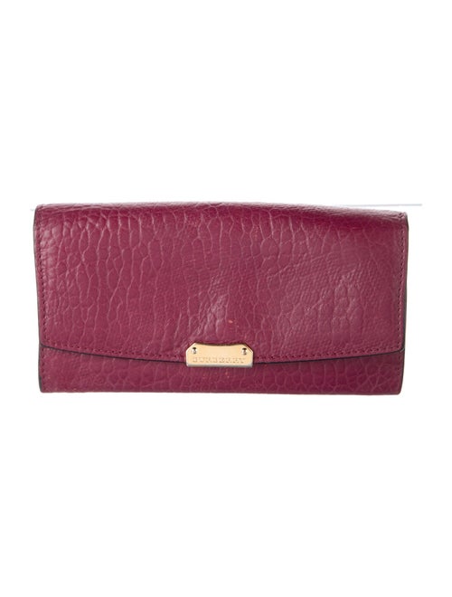 Burberry Leather Continental Wallet