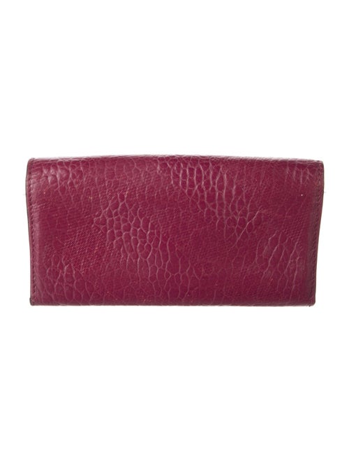 Burberry Leather Continental Wallet