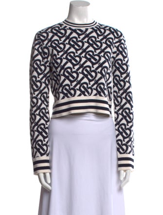 Burberry Wool Printed Sweater