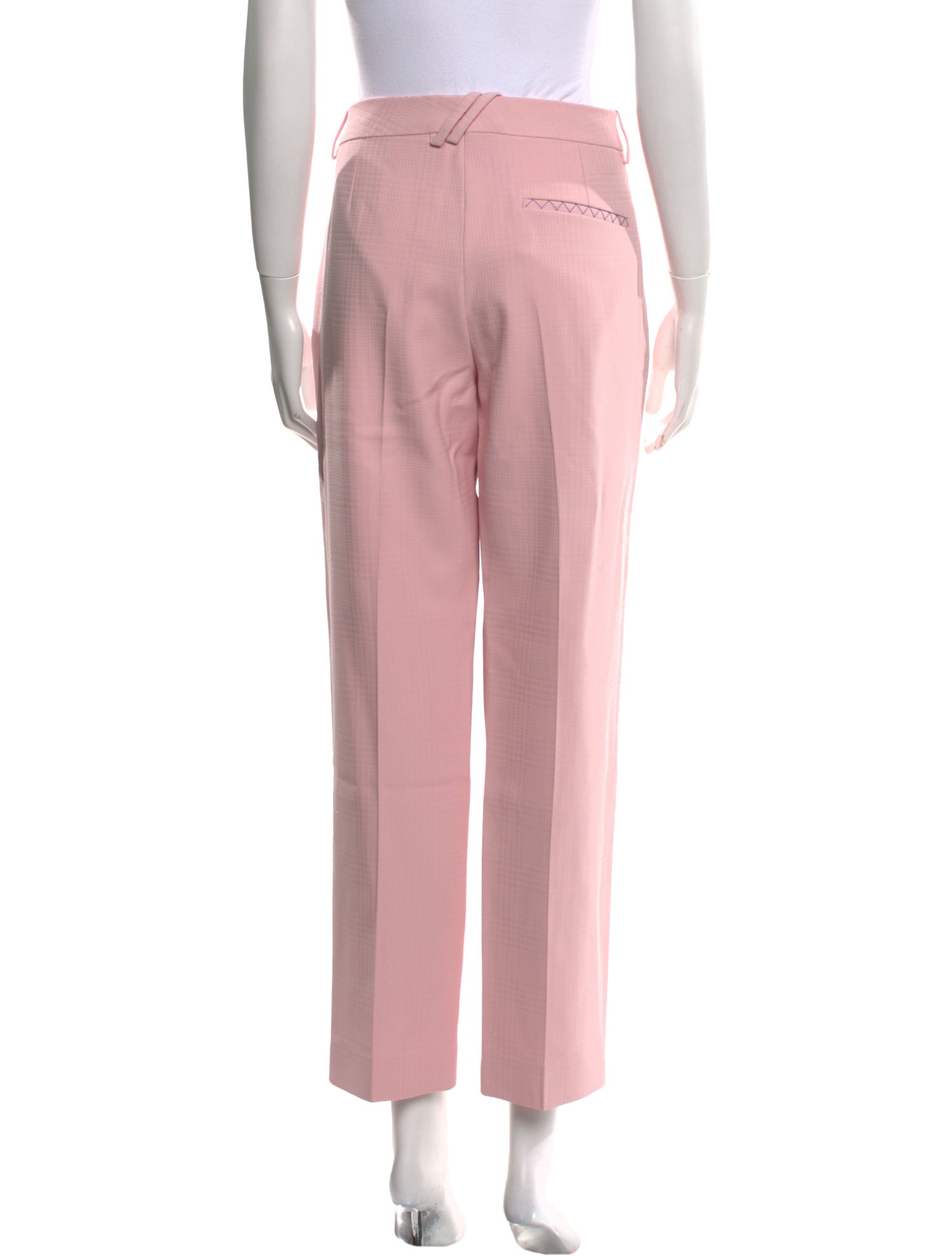 Burberry Wool Straight Leg Pants