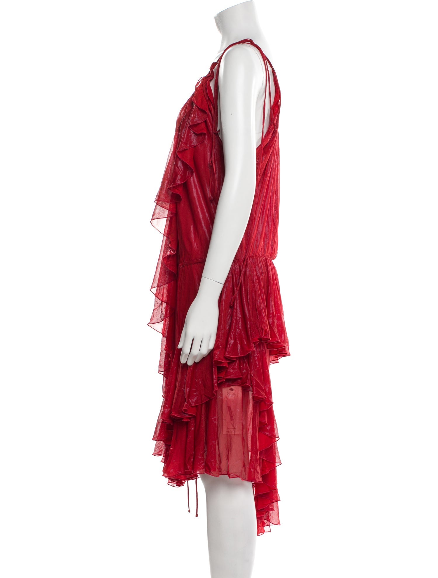 Burberry One-Shoulder Knee-Length Dress w/ Tags