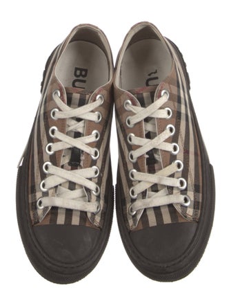 Burberry Canvas Printed Sneakers