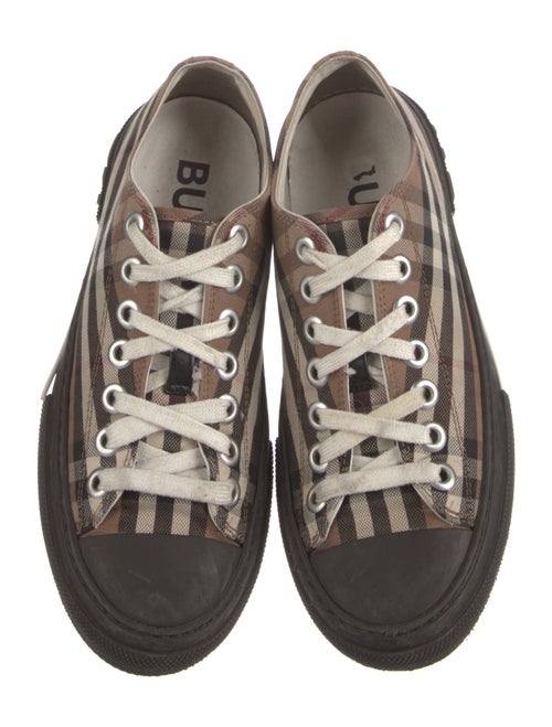 Burberry Canvas Printed Sneakers