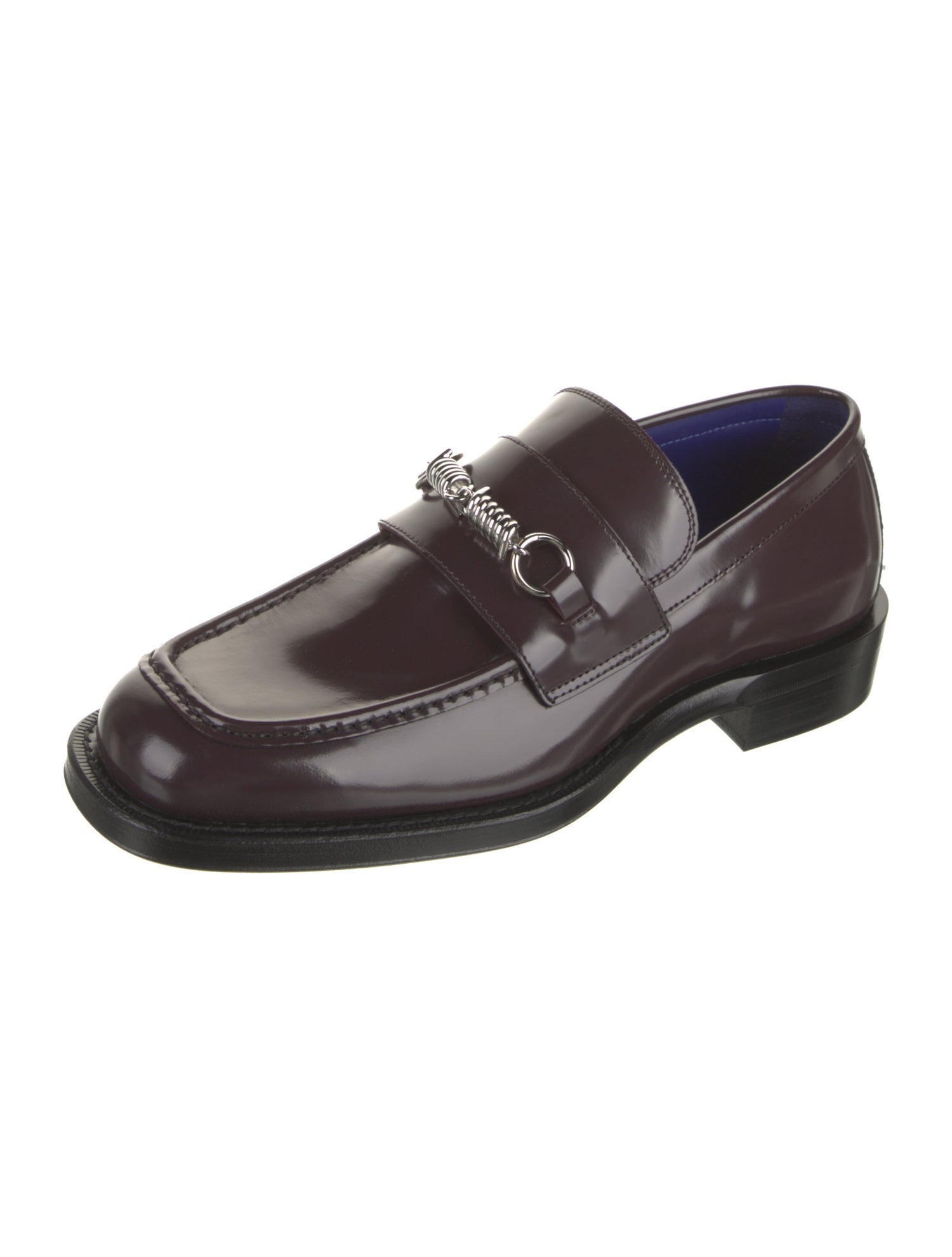 Burberry Leather Dress Loafers