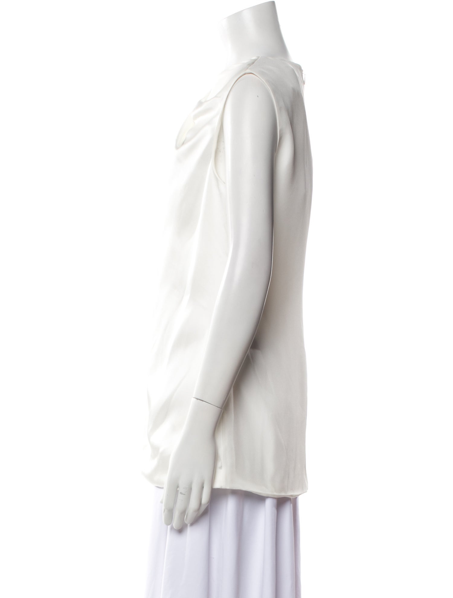 Burberry Cowl Neck Sleeveless Tunic