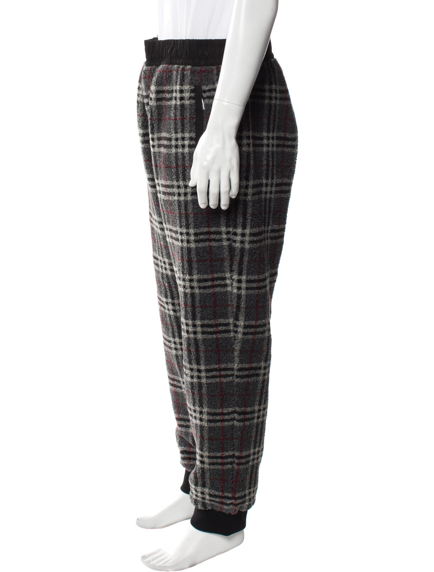 Burberry Plaid Print Pajama Bottoms w/ Tags