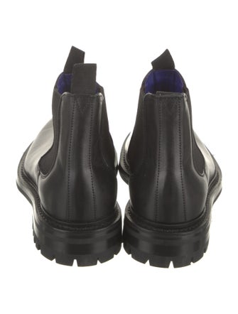 Burberry Leather Chelsea Boots