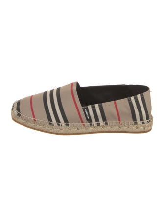 Burberry Canvas Striped Espadrilles