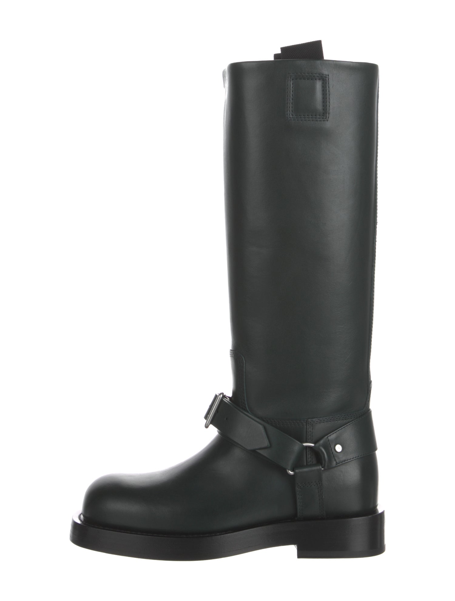 Burberry Leather Rain Boots w/ Tags